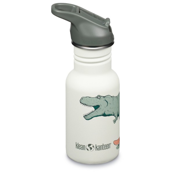 Klean Kanteen - Kid's Classic Narrow Flip Sport - Trinkflasche Gr 355 ml grau/weiß von Klean Kanteen