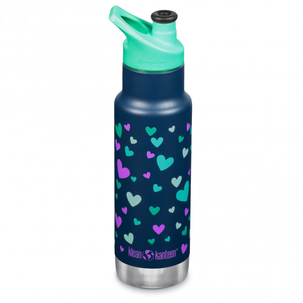 Klean Kanteen - Kid's Classic Narrow Vacuum Insulated with Sport C - Isolierflasche Gr 355 ml blau;grau von Klean Kanteen