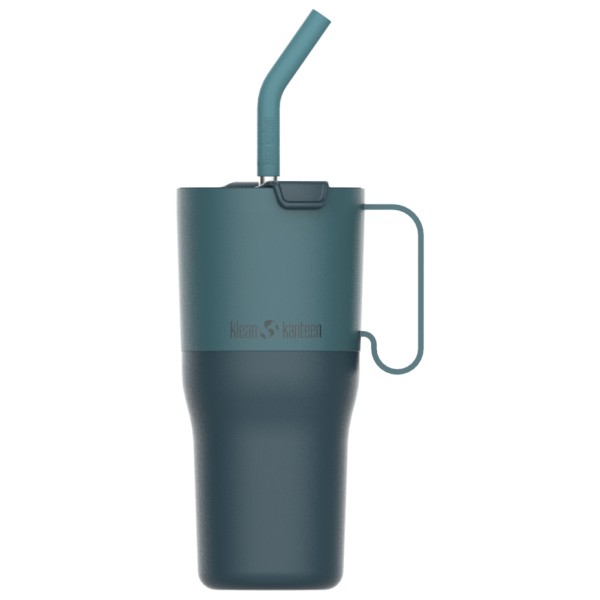 Klean Kanteen - Rise Tumbler Flip Straw - Isolierbecher Gr 1064 ml blau von Klean Kanteen