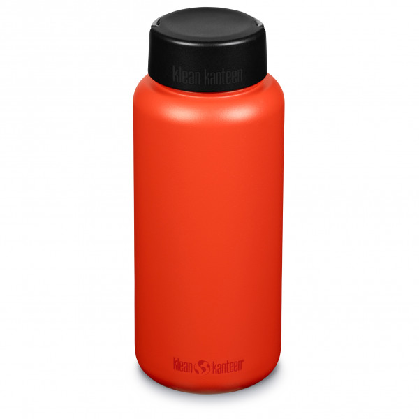 Klean Kanteen - Wide with Loop Cap - Trinkflasche Gr 1182 ml;800 ml rot;schwarz von Klean Kanteen