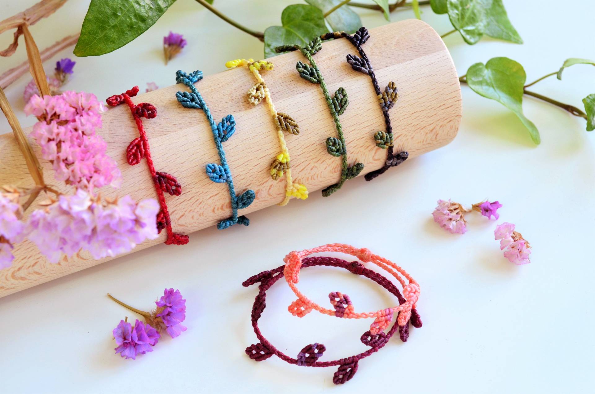 Blatt | Makramee Armband - Handgefertigt Blatt | Makramee Armband - Handgefertigt von KleanthisMichael