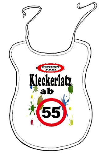 Kleckerlatz Scherz-Latz für Erwachsene ab 55" Baby-Lätzchen von Kleckerlatz