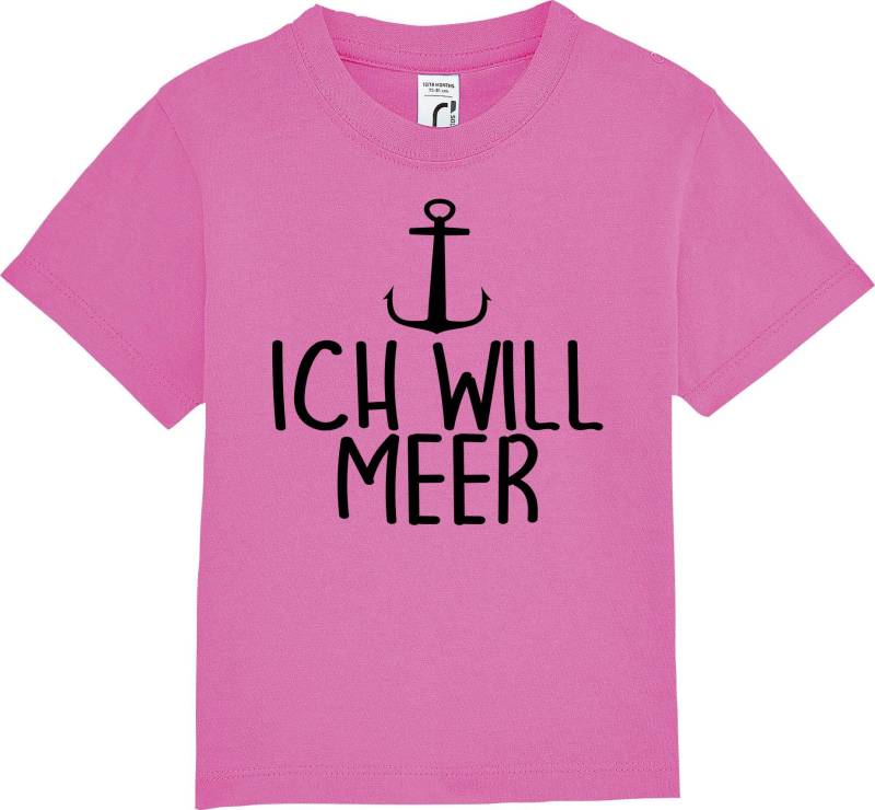 Kinder Baby Shirt Kleinkind "Anker Ich Will Meer" von Kleckerliese