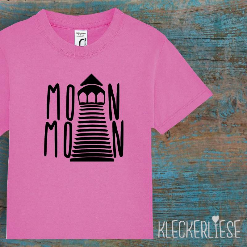 Kinder Baby Shirt Kleinkind "Moin Moin Leuchtturm" T-Shirt Jungen Mädchen von Kleckerliese