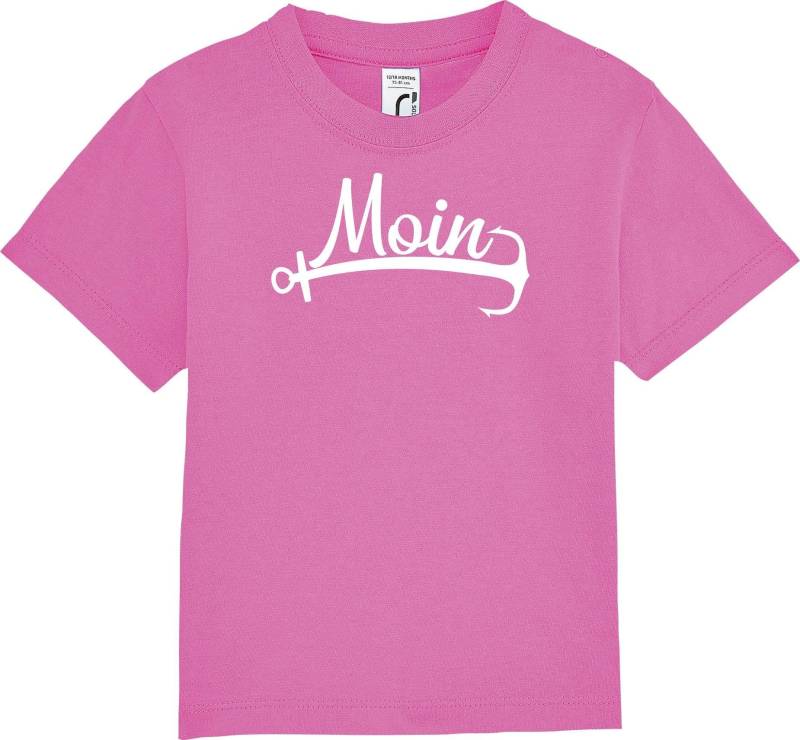 Kleckerliese Kinder Baby Shirt Kleinkind "Moin Anker Meer Heimat" Jungen Mädchen T-Shirt von Kleckerliese