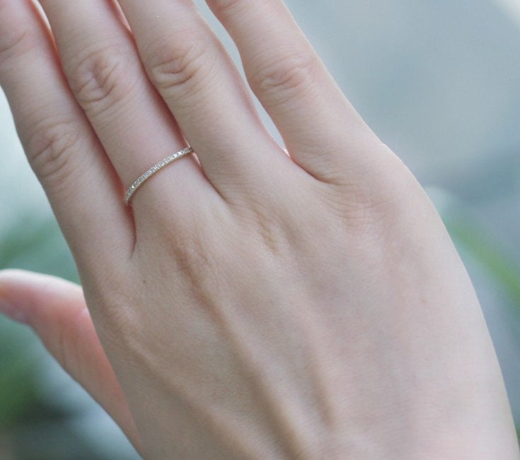 Wedding Ring Verlobungsring - Eternity von KleeJewelryStudio