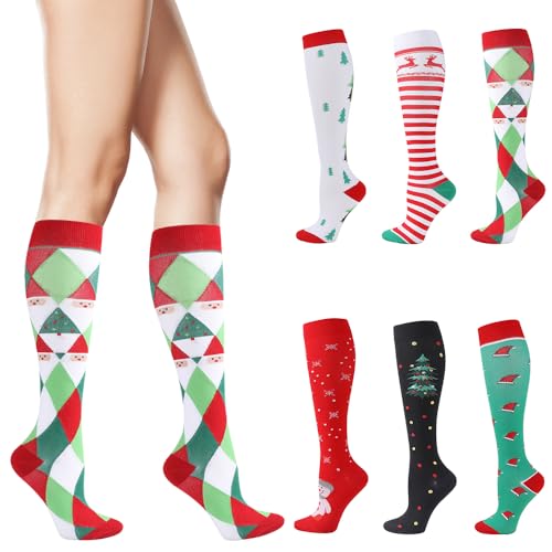 Kleemeiero 6 Paare Weihnachtssocken Bunte Lustige Socken Unisex Weihnachten Socken Christmas Socks Kuschelsocken Weihnachten Geschenk Weihnachtssocken Bettsocken für Damen und Herren, Größe 35-42 Kleemeiero 6 Paare Weihnachtssocken Bunte Lustige Socken Unisex Weihnachten Socken Christmas Socks Kuschelsocken Weihnachten Geschenk Weihnachtssocken Bettsocken für Damen und Herren, Größe 35-42 von Kleemeiero