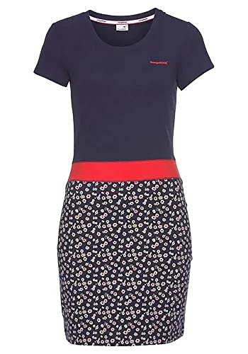 Kleider Kangaroos Damen Jerseykleid (38, Marine/Rot) von Kleider