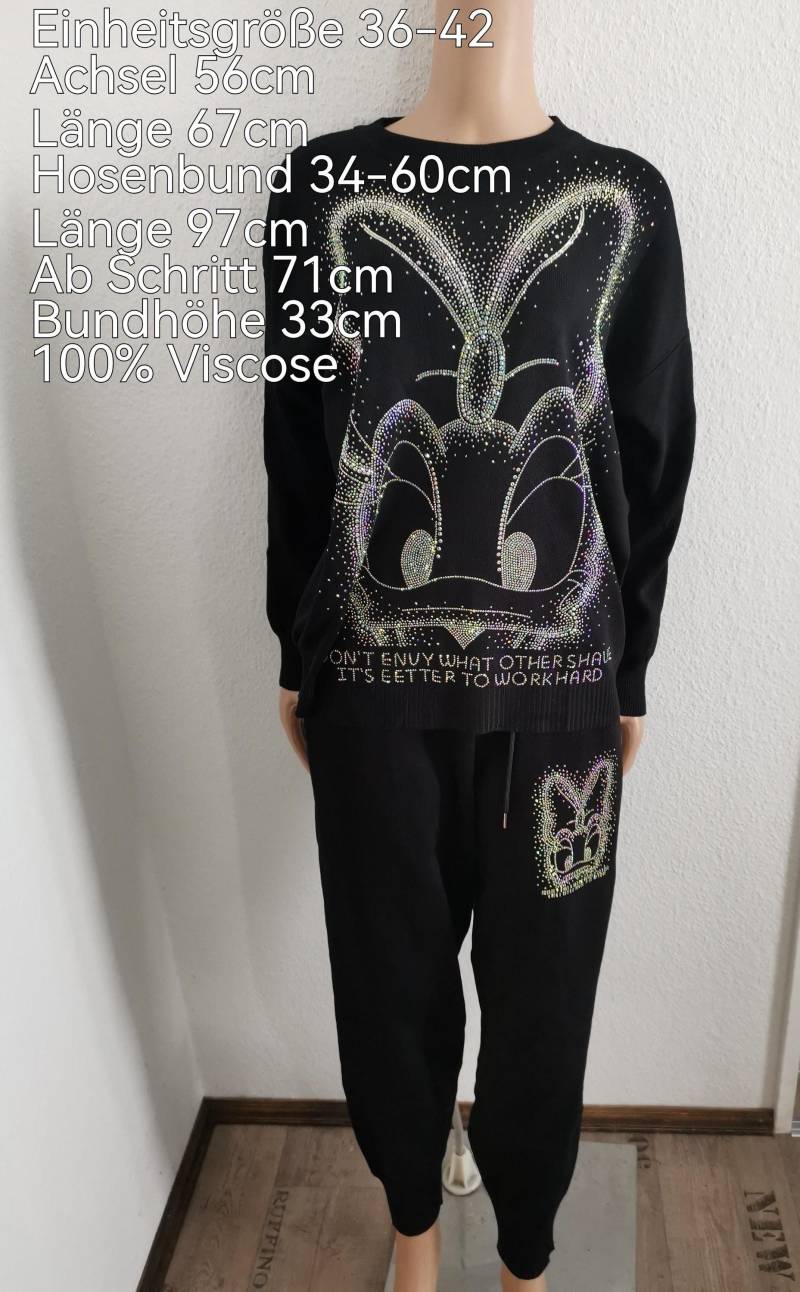 Daisy Glitzer Jogginganzug Größe 36-42 von ByKleiderstubeNixxs