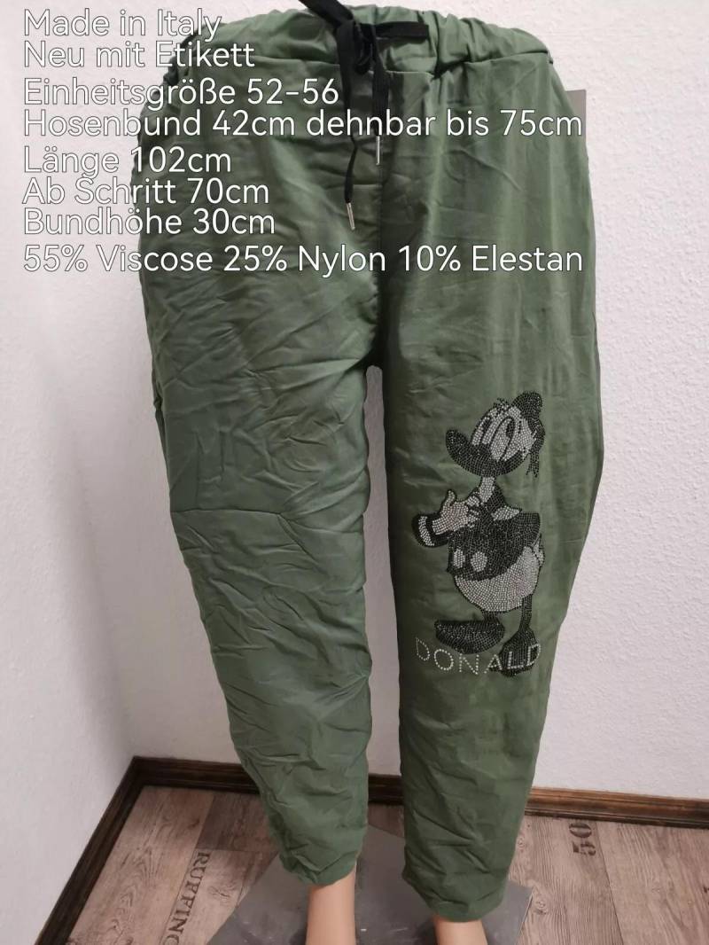 Donald Duck Glitzer Hose Größe 52-56 von ByKleiderstubeNixxs