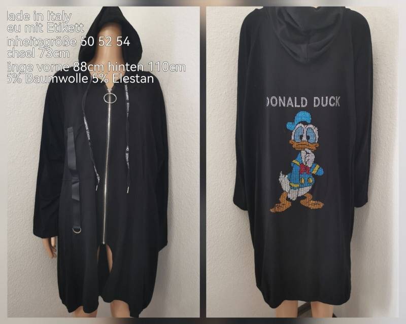 Donald Duck Glitzer Übergangsjacke Größe 50-54 von ByKleiderstubeNixxs
