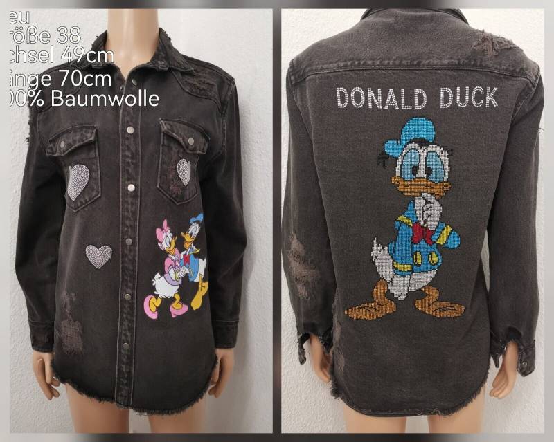 Donald Duck Jeansjacke Größe 38 Donald Duck Jeansjacke Größe 38 von ByKleiderstubeNixxs