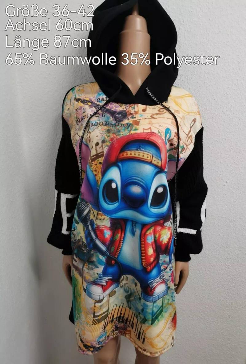 Langer Stitch Pullover Gefüttert Größe 36-42 von ByKleiderstubeNixxs