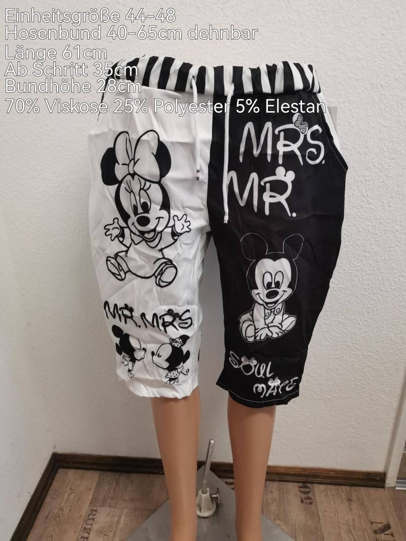 Mickey Mouse Capri Hose Größe 44-48 Einheitsgröße von ByKleiderstubeNixxs