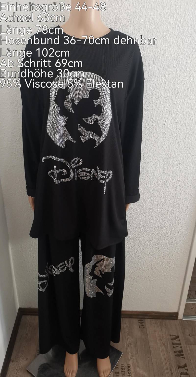 Mickey Mouse Glitzer Jogginganzug Größe 44-48 von ByKleiderstubeNixxs