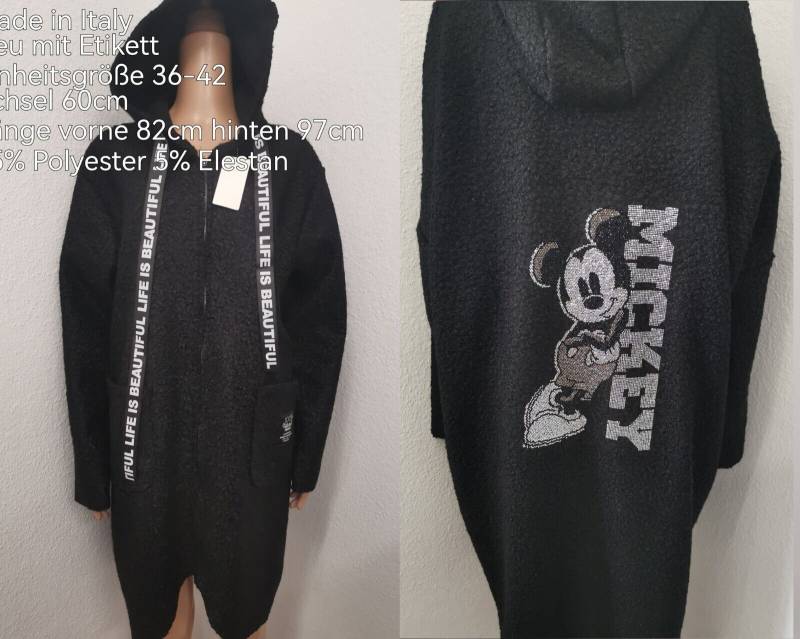 Mickey Mouse Glitzer Mantel Größe 36-42, 44-48, Und 48-52 Mickey Mouse Glitzer Mantel Größe 36-42, 44-48, Und 48-52 von ByKleiderstubeNixxs