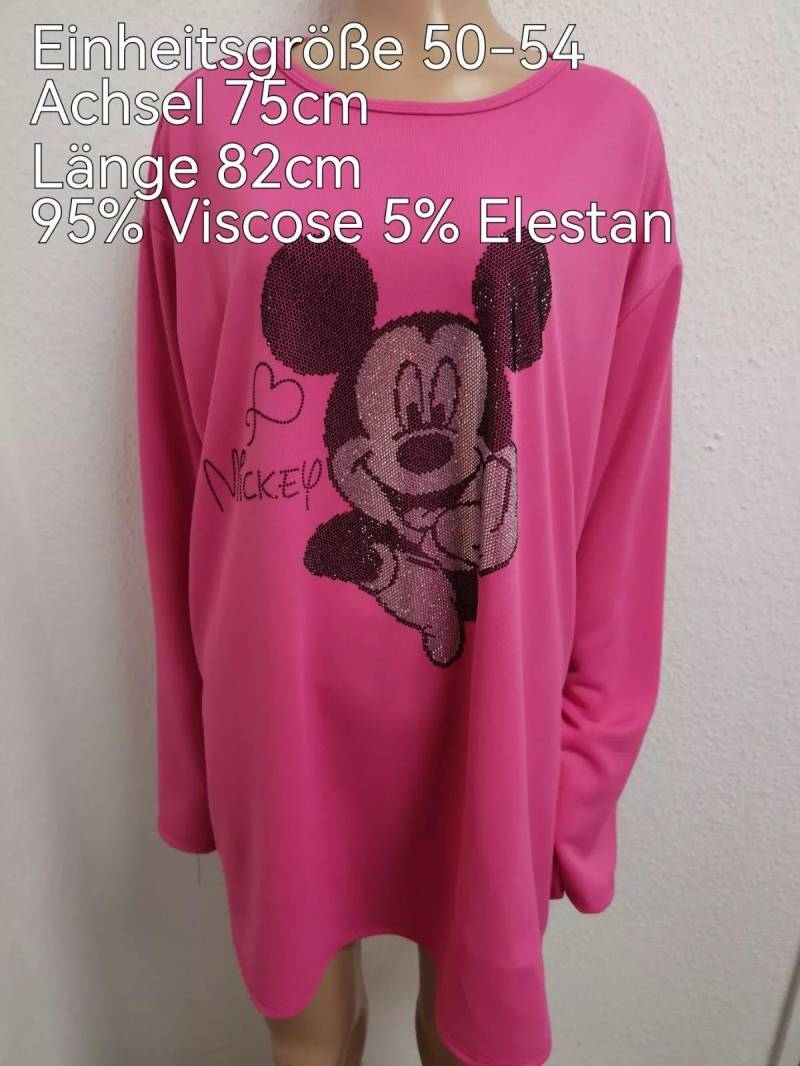 Mickey Mouse Glitzer Pullover Größe 50-54 von ByKleiderstubeNixxs