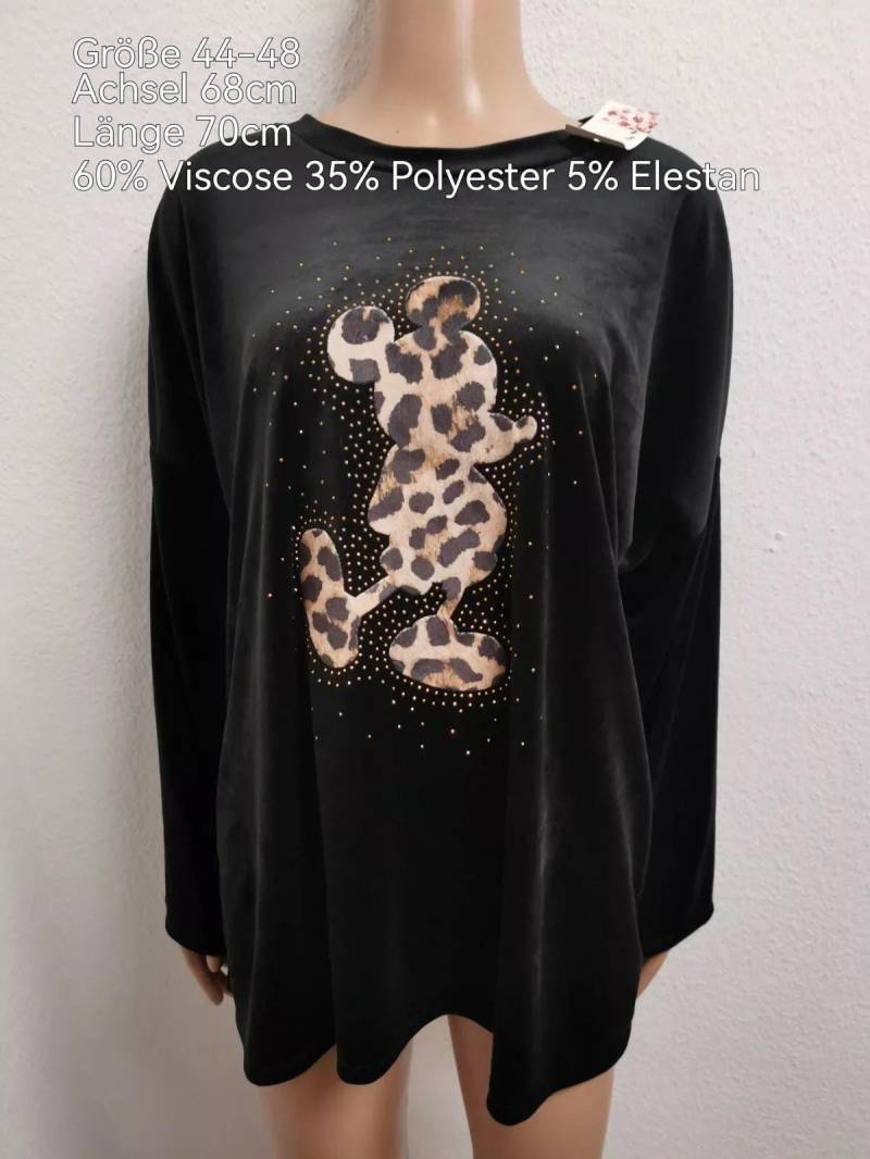 Mickey Mouse Glitzer Samt Pullover Größe 44-48 Mickey Mouse Glitzer Samt Pullover Größe 44-48 von ByKleiderstubeNixxs