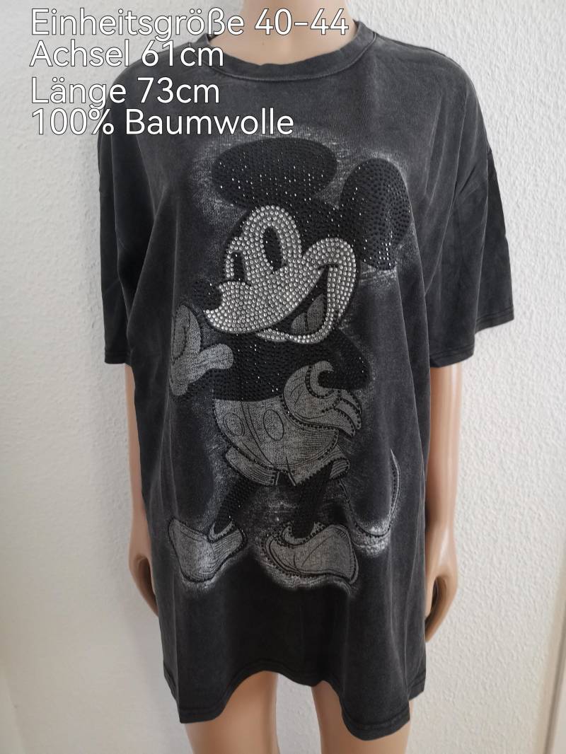 Mickey Mouse Glitzer Shirt Größe 40-44 von ByKleiderstubeNixxs