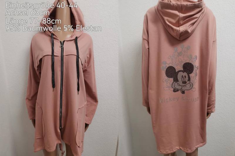 Mickey Mouse Glitzer Übergangsjacke Größe 40-44 Mickey Mouse Glitzer Übergangsjacke Größe 40-44 von ByKleiderstubeNixxs
