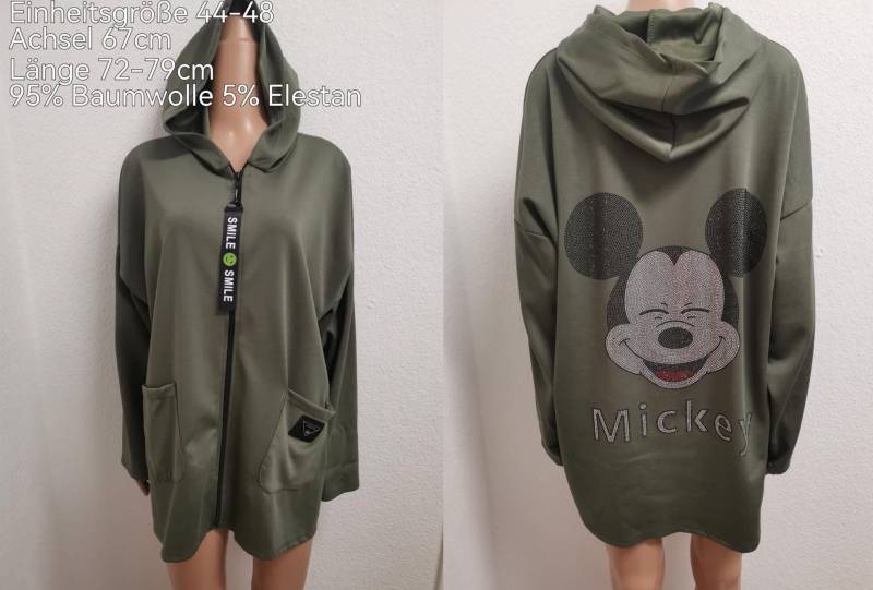 Mickey Mouse Glitzer Übergangsjacke Größe 44-48 Mickey Mouse Glitzer Übergangsjacke Größe 44-48 von ByKleiderstubeNixxs