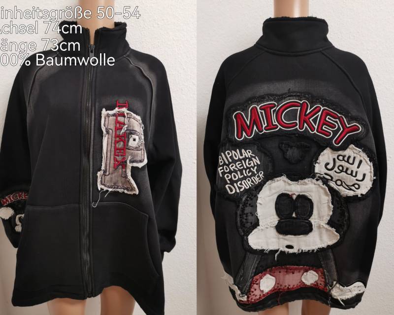 Mickey Mouse Jacke Größe 50-54 Mickey Mouse Jacke Größe 50-54 von ByKleiderstubeNixxs