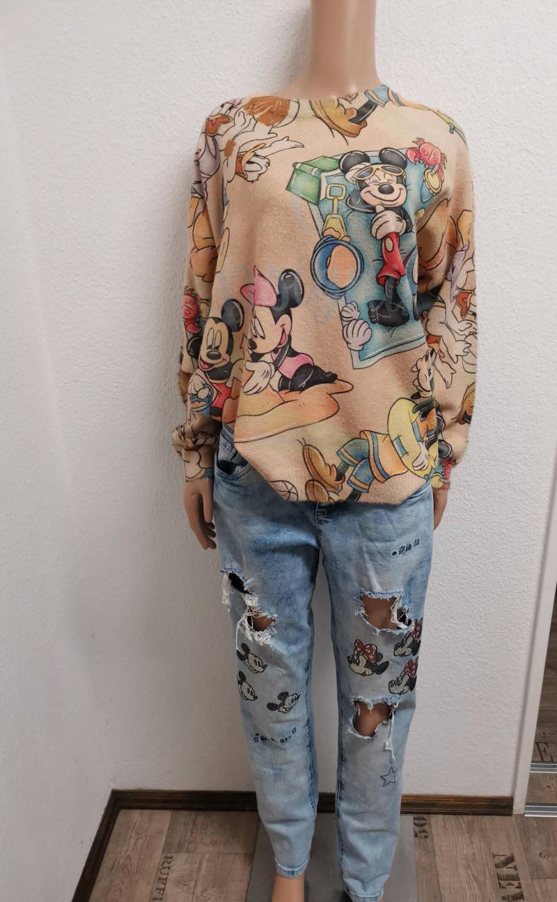 Mickey Mouse Pullover Mit Jeanshose von ByKleiderstubeNixxs