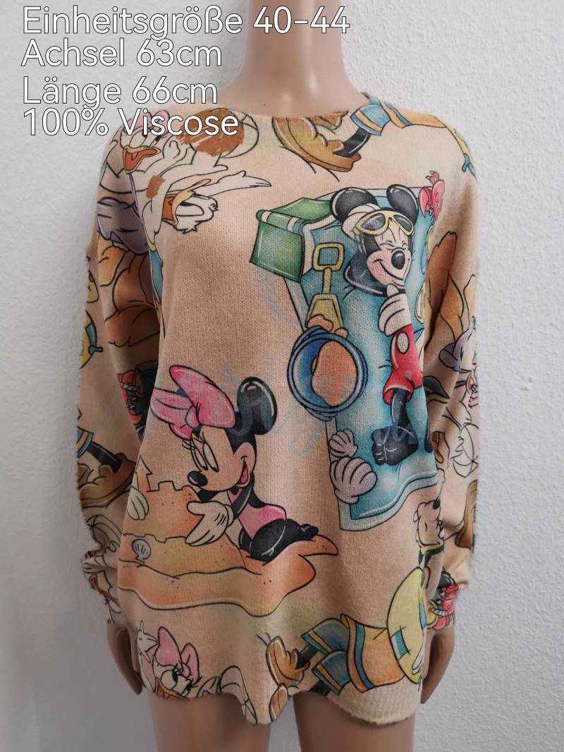 Mickey Mouse Strickpullover Größe 40-44 von ByKleiderstubeNixxs