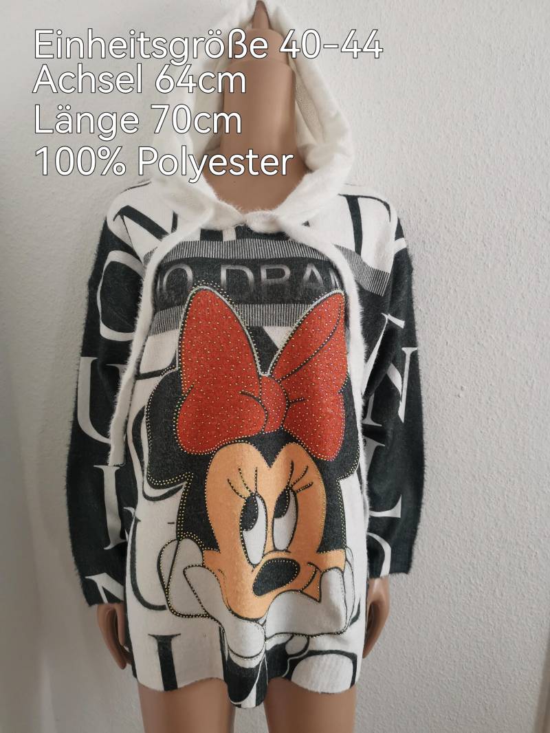 Minnie Mouse Glitzer Pullover Größe 40-44 Einheitsgröße von ByKleiderstubeNixxs