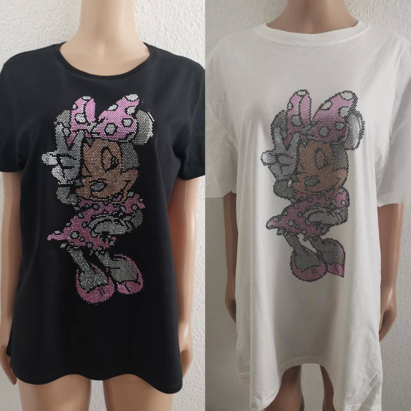 Minnie Mouse Glitzer Shirt Größe 36 Bis 56/58 Vorhanden Minnie Mouse Glitzer Shirt Größe 36 Bis 56/58 Vorhanden von ByKleiderstubeNixxs