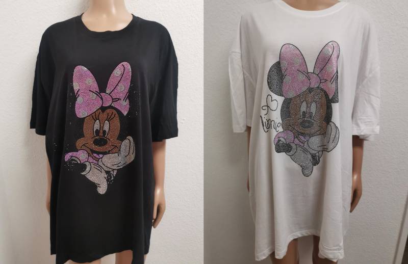 Minnie Mouse Glitzer Shirt Größe 36 Bis 56/58 Vorhanden von ByKleiderstubeNixxs