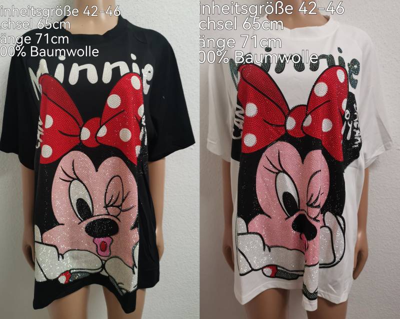 Minnie Mouse Glitzer Shirt Größe 42-46 Minnie Mouse Glitzer Shirt Größe 42-46 von ByKleiderstubeNixxs