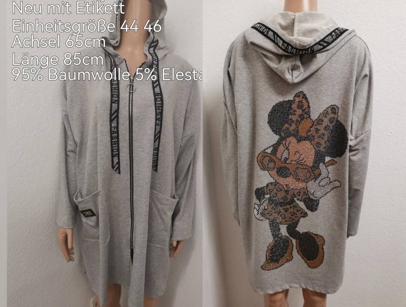 Minnie Mouse Glitzer Übergangsjacke Größe 44-46 von ByKleiderstubeNixxs