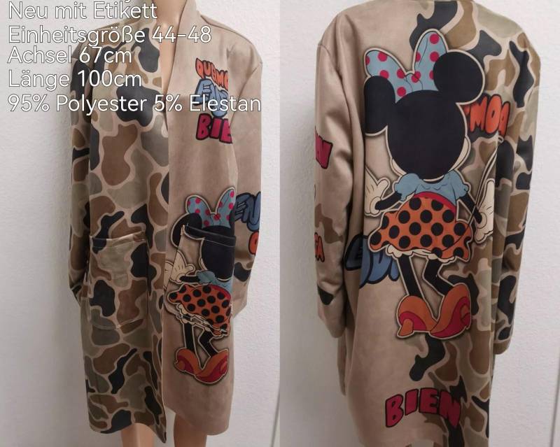 Minnie Mouse Velour - Jacke Übergangsjacke Größe 44-48 von ByKleiderstubeNixxs