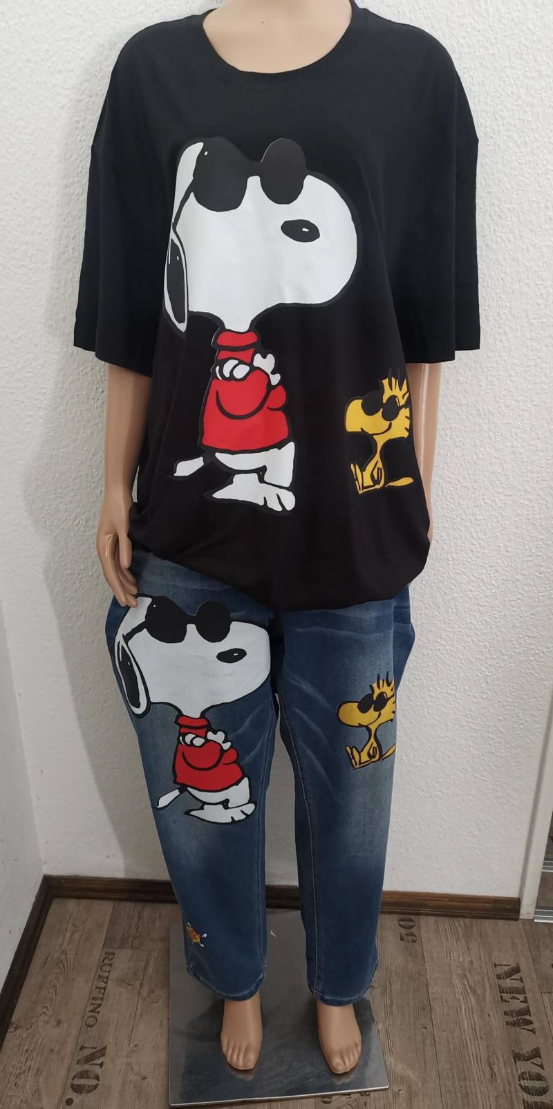 Snoopy Shirt Mit Jeanshose Größe 50 von ByKleiderstubeNixxs