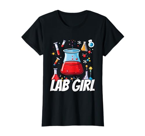 Damen Chemie Geschenk Frau Labor Chemie Wissenschaft Lustig T-Shirt von Kleidung für Chemiker und Studenten Damen