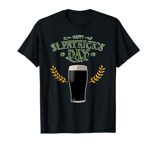 Happy St. Patricks Day Irland irisches Bier Damen Herren T-Shirt von Kleidung für Fans von Irland, St. Patrick's Day