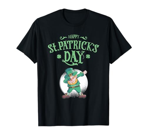 Happy St. Patricks Day dabb Irland irisches Damen Herren T-Shirt Happy St. Patricks Day dabb Irland irisches Damen Herren T-Shirt von Kleidung für Fans von Irland, St. Patrick's Day