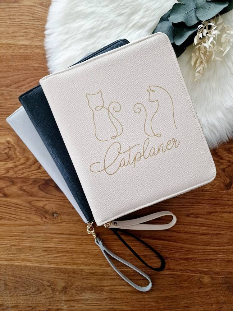 Catplaner Katzen Planer Organizer U-Heft Katze Heft Impfpass von KleiinesHerzchen
