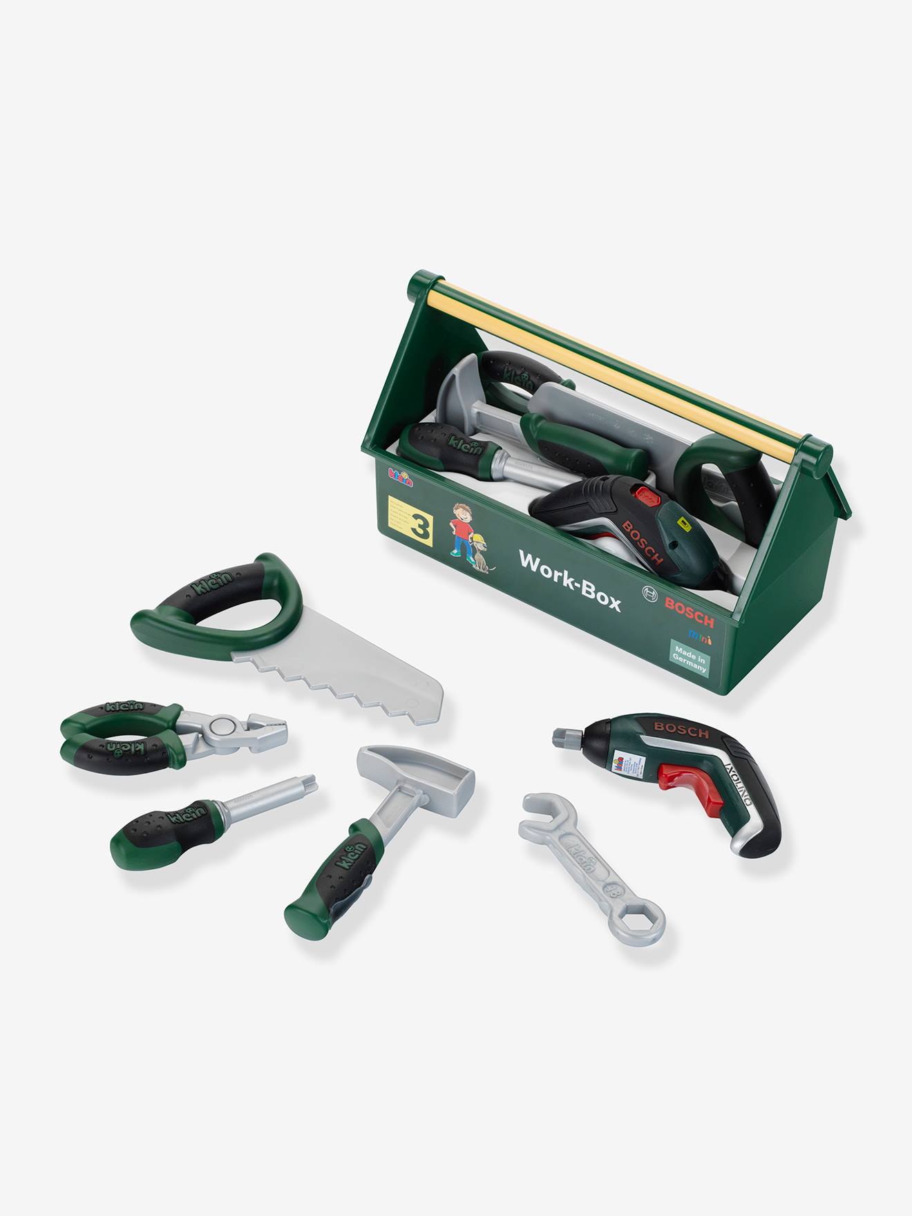 Bosch Werkzeugkoffer 7-teilig für Kinder klein von Klein