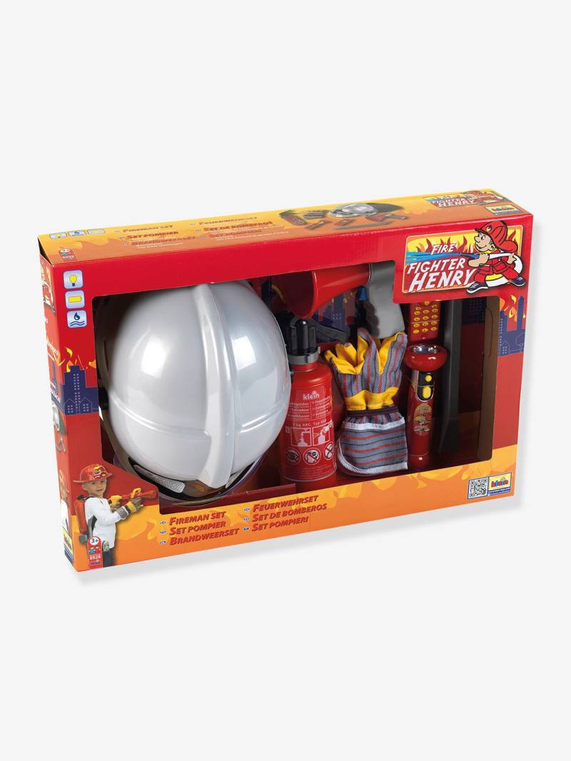 Feuerwehr-Set mit Helm & Feuerlöscher für Kinder klein von Klein