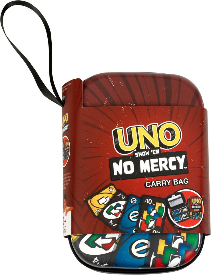 Klein Tragetasche UNO Show 'em No Mercy - Tragetasche, Aufbewahrungstasche für Spielkarten und Anleitung von Klein