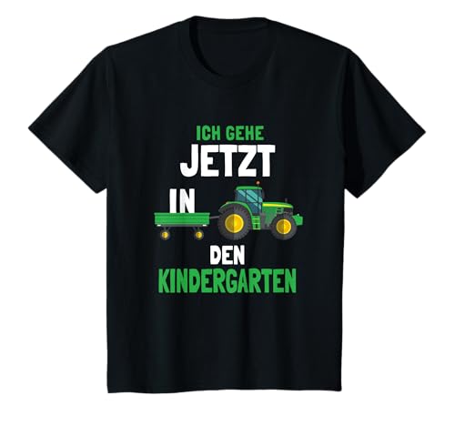 Kindergarten Bauernhof Kinder Trecker Traktor Geschenk T-Shirt von Kleine Bauern Traktor Designs