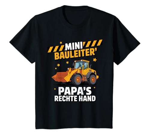 Kinder Kinder Bagger Mini Bauleiter Baustelle Lustig Jungen Kinder T-Shirt Kinder Kinder Bagger Mini Bauleiter Baustelle Lustig Jungen Kinder T-Shirt von Kleine Baustellen Helden