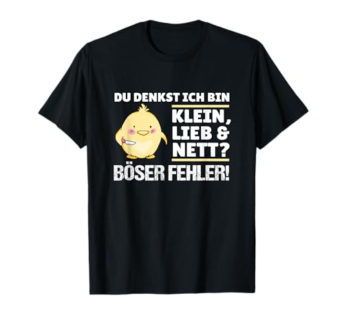 Damen klein, lieb und nett lustiger Spruch für kleine Frauen T-Shirt von Kleine Frauen Fun Designs Geschenkidee