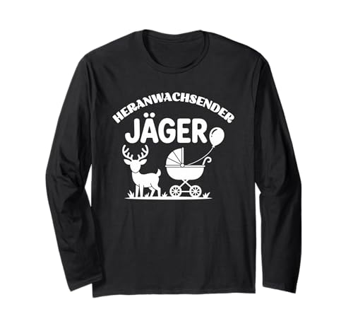 Geboren um mit Papa jagen zu gehen Kinder Jagd Langarmshirt Geboren um mit Papa jagen zu gehen Kinder Jagd Langarmshirt von Kleine Jäger ganz groß, Jagd