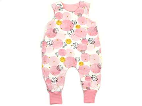 Kleine Könige Baby Strampler Mädchen Baby Body · Modell Punkte Glitter Dots, babyrosa · Ökotex 100 zertifiziert · Größe 50/56 von Kleine Könige