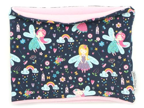 Kleine Könige Loop Schal Kinder Mädchen bis 10 Jahre · Modell Regenbogen Kleine Fee marine · Innen Fleece rosa · Made in Germany Kleine Könige Loop Schal Kinder Mädchen bis 10 Jahre · Modell Regenbogen Kleine Fee marine · Innen Fleece rosa · Made in Germany von Kleine Könige