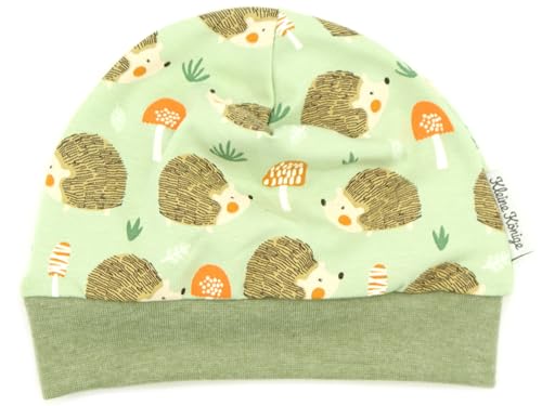 Kleine Könige Mütze Baby Jungen Beanie · Modell Pilze Igel Ignaz grün, Oliv meliert · Ökotex 100 Zertifiziert · Größe 86/92 Kleine Könige Mütze Baby Jungen Beanie · Modell Pilze Igel Ignaz grün, Oliv meliert · Ökotex 100 Zertifiziert · Größe 86/92 von Kleine Könige