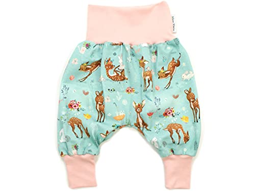Kleine Könige Pumphose Baby Mädchen Hose · Modell REH Hase Best Friends Mint, Altrosa · Ökotex 100 Zertifiziert · Größe 110/116 Kleine Könige Pumphose Baby Mädchen Hose · Modell REH Hase Best Friends Mint, Altrosa · Ökotex 100 Zertifiziert · Größe 110/116 von Kleine Könige